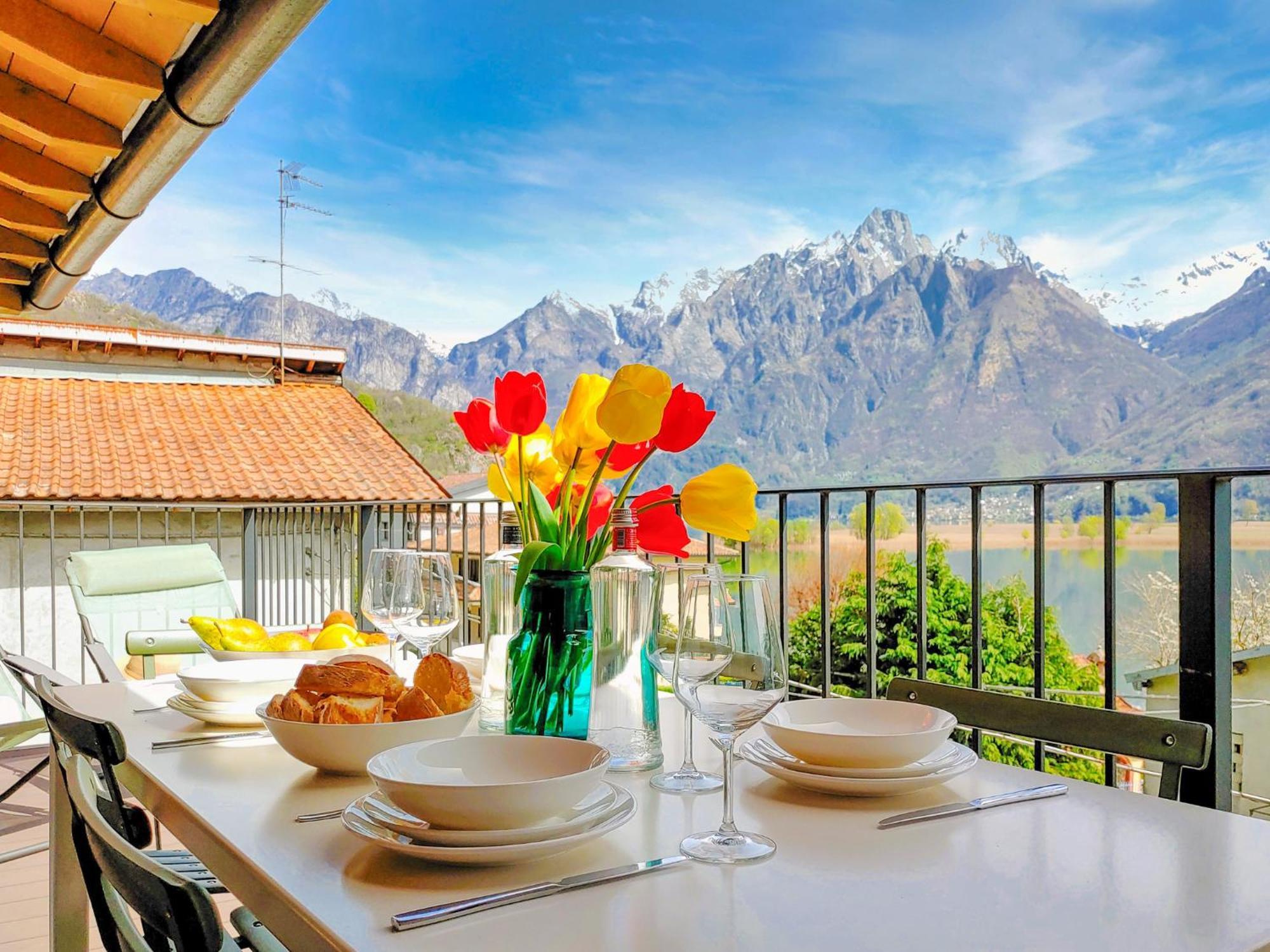 Dascio Dolce Ferienwohnung Panorama Balkon Am See Eksteriør billede